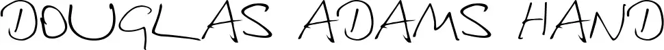 Douglas Adams Hand