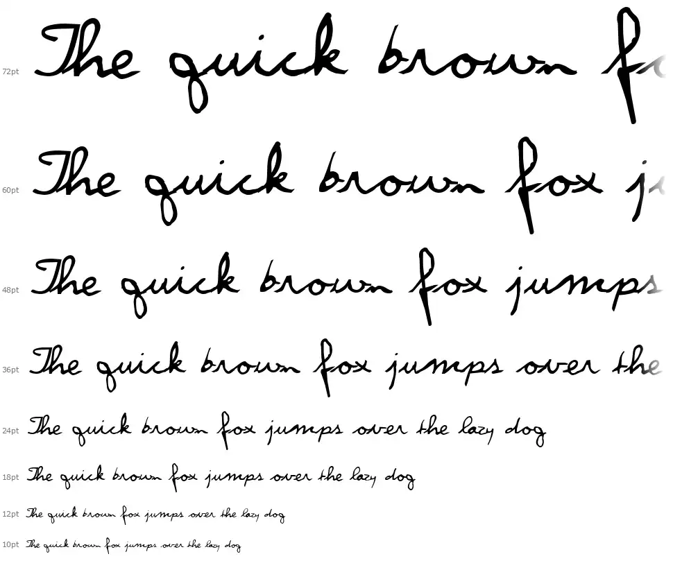 DpScriptfont waterfall