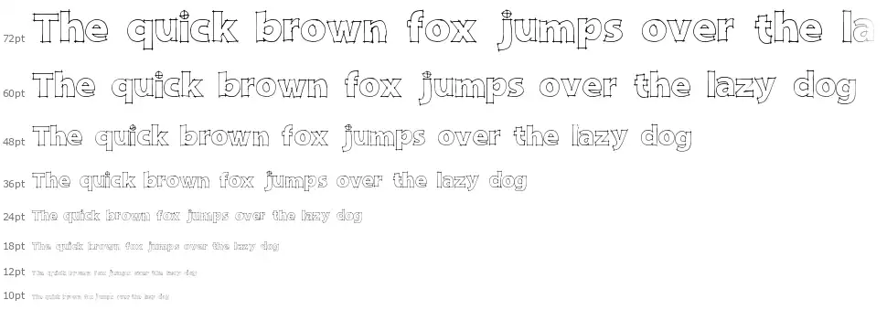 Draft Quickfont waterfall