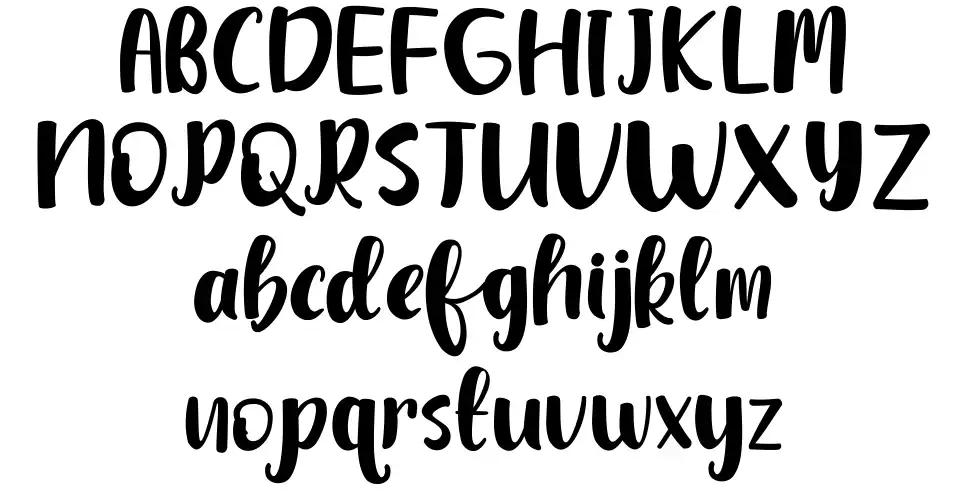 Dream Roadfont specimens