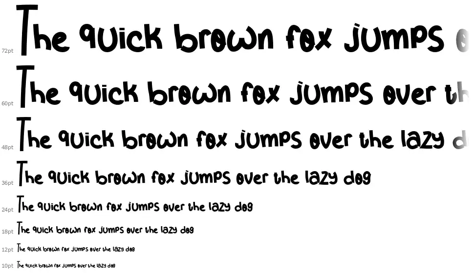 Dream Schoolfont waterfall