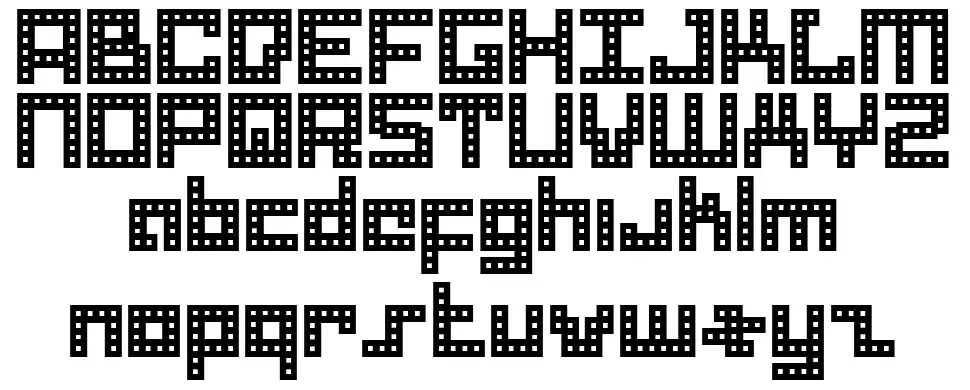 Drid Herder Bitmapfont specimens