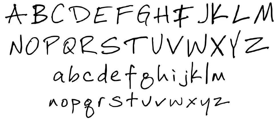 Duncans Handfont specimens