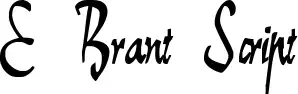 E-Brant Script