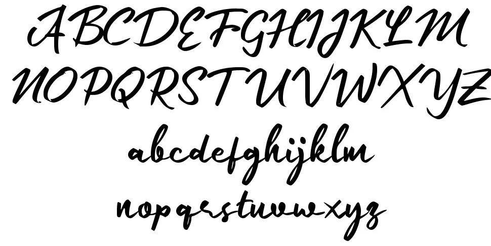 e Easy Stickyfont specimens