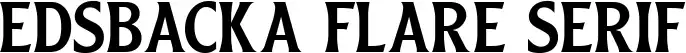 Edsbacka Flare Serif