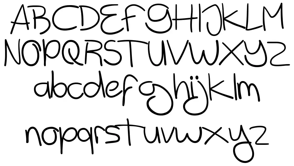 Egmontfont specimens