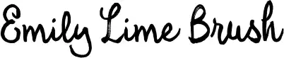 Emily Lime Brush