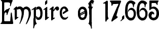 Empire of 17,665