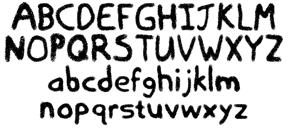 Empty Trashfont specimens
