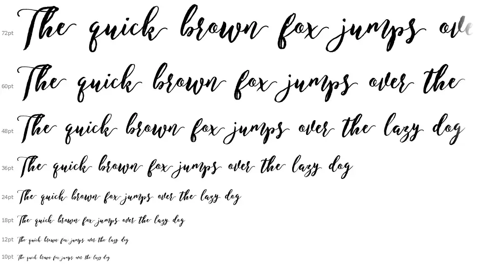 Enchanted Brushfont waterfall