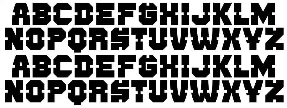 Enemyfont specimens