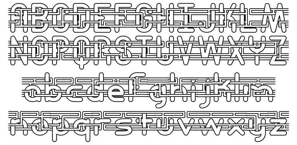 Entangledfont specimens