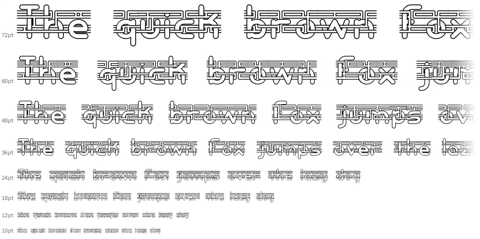 Entangledfont waterfall