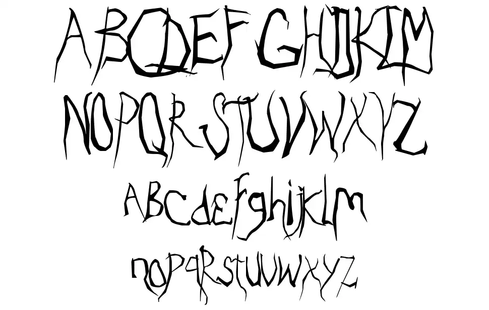 Eradicatefont specimens