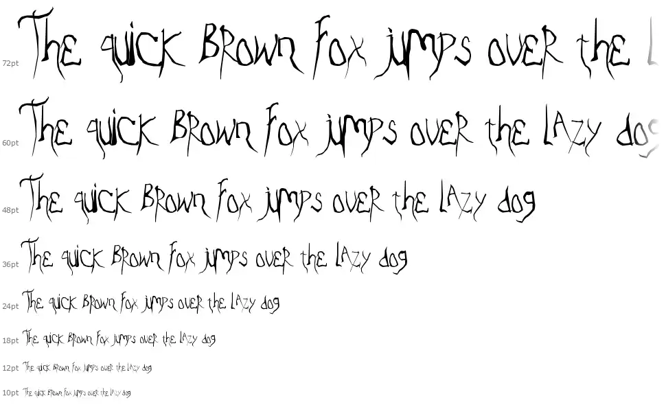 Eradicatefont waterfall