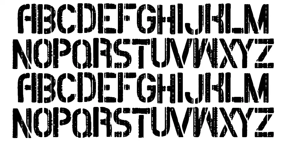Escuadron Nocturnofont specimens
