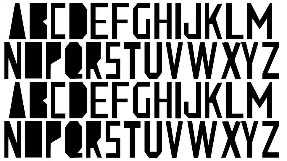 Estarcidofont specimens