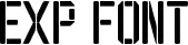 EXP Font