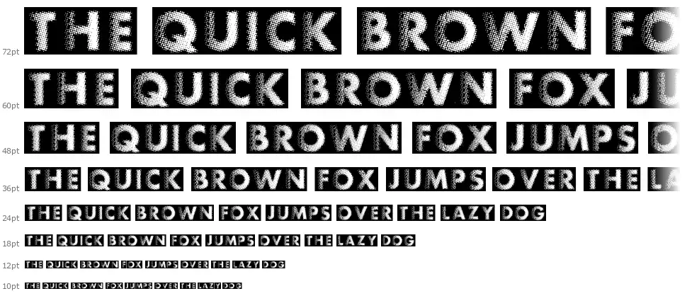 Experimentofont waterfall