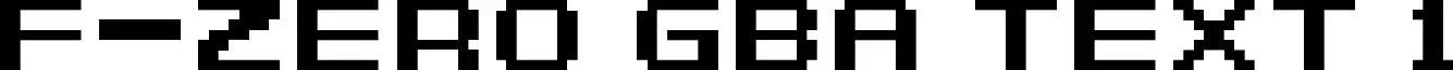 F-Zero GBA Text 1