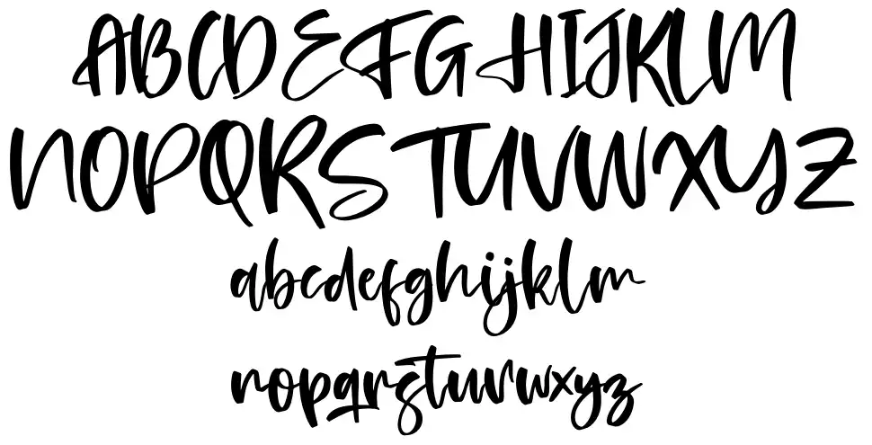Falinlovefont specimens