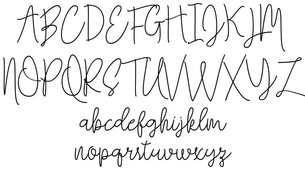Falling Slowlyfont specimens
