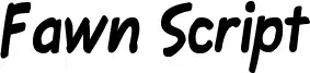 Fawn Script