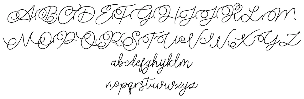 Feels so Goodfont specimens
