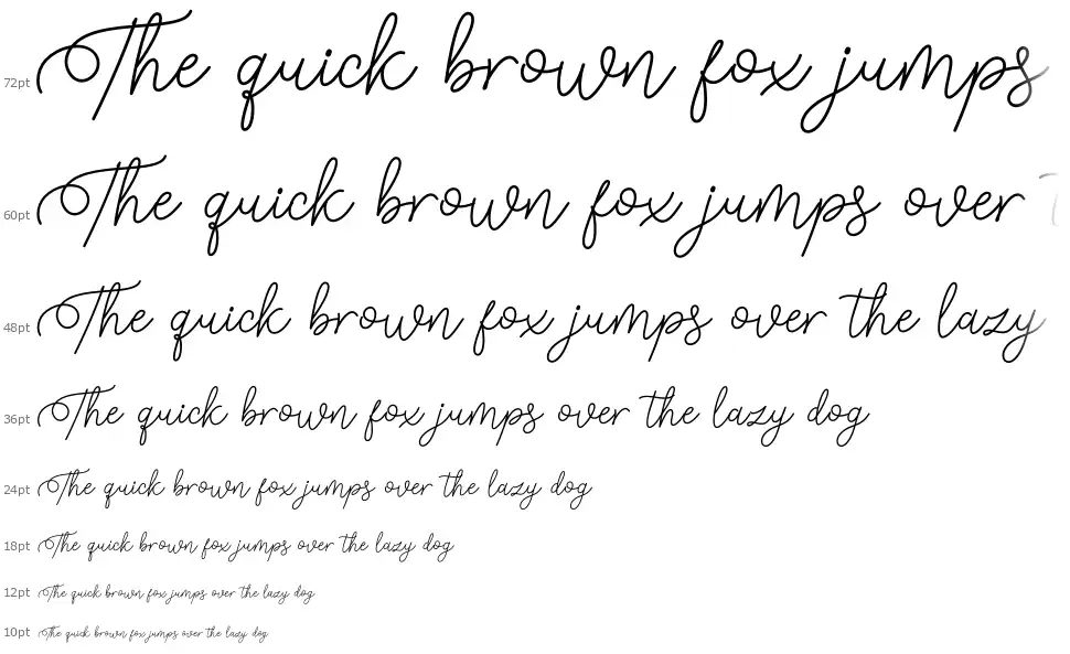 Feels so Goodfont waterfall
