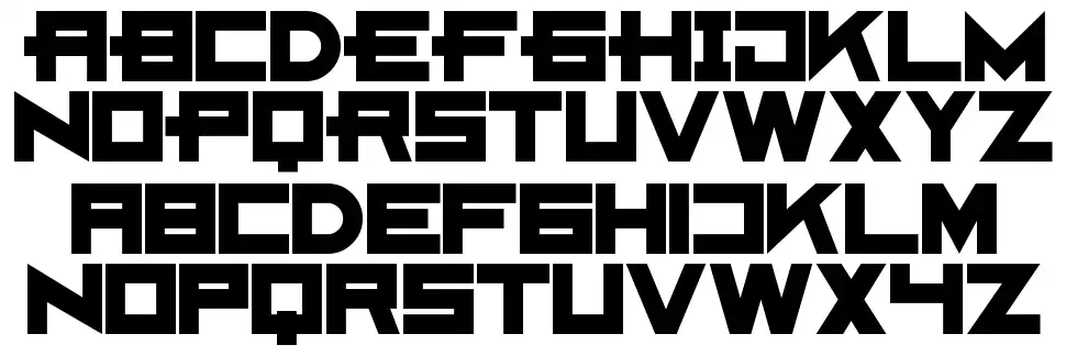 Fight Kickfont specimens