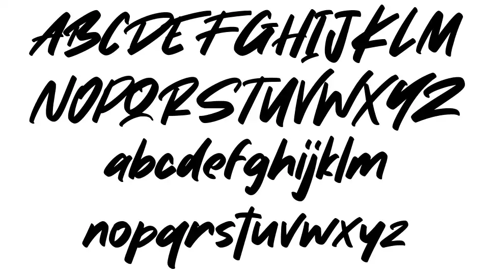 Filling Stationfont specimens
