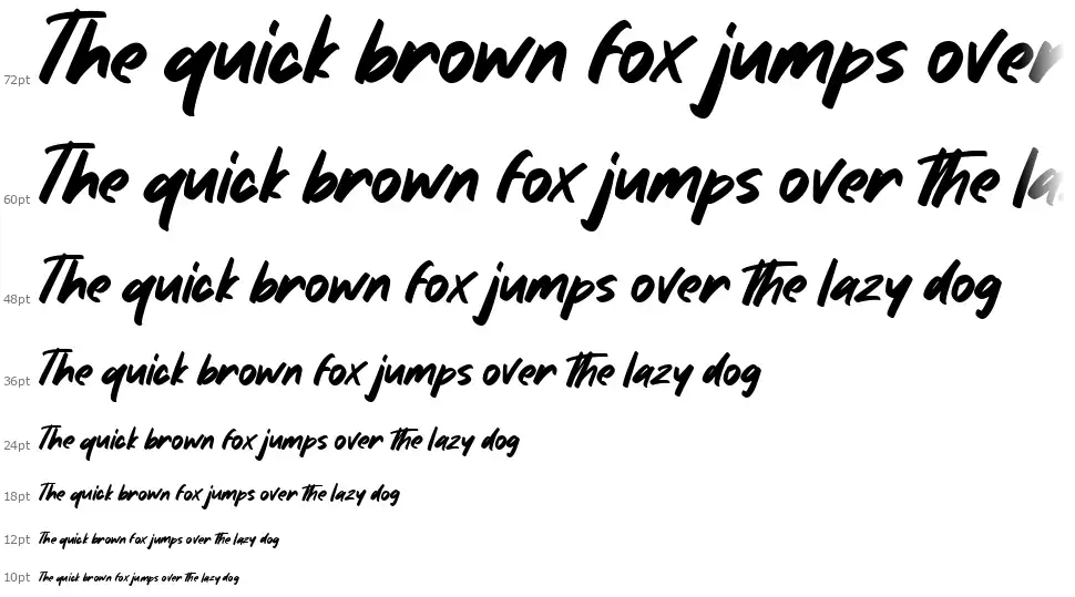 Filling Stationfont waterfall