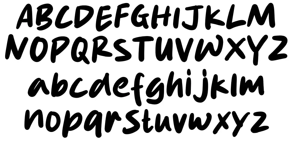 Fish Strikefont specimens