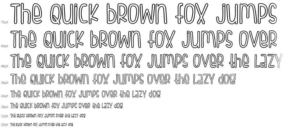 FishFingers Outlinefont waterfall
