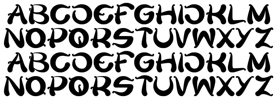 Flower Loverfont specimens