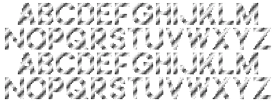 Foilnessfont specimens
