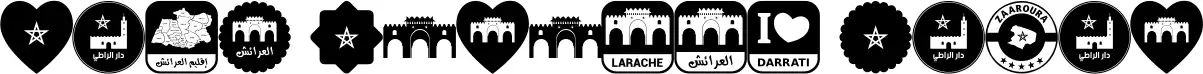 Font Larache Color