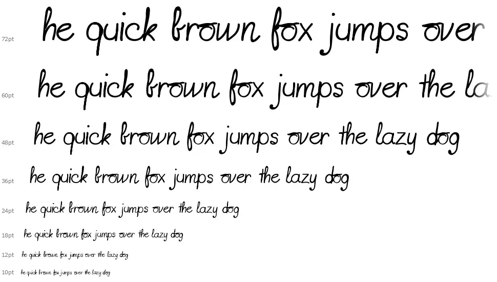 Fonts-lab Giftfont waterfall