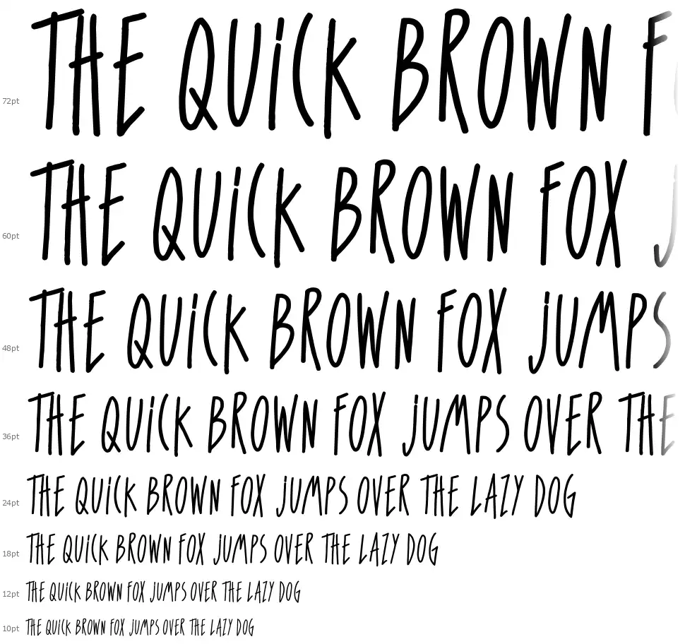 For Girls Only Boldfont waterfall