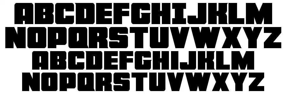 Force Runnerfont specimens