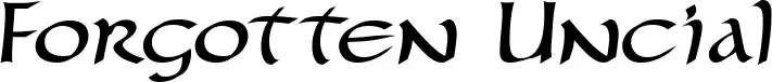 Forgotten Uncial