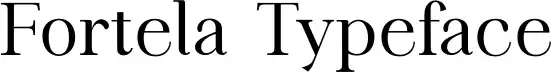 Fortela Typeface