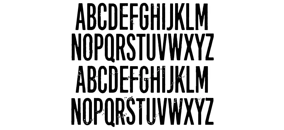 Forty-sixfont specimens