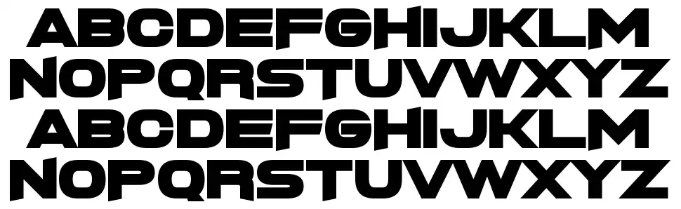 FoughtKnight Xfont specimens