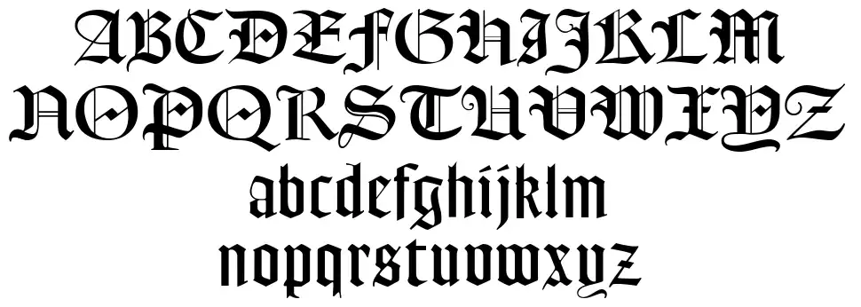 Frederick Textfont specimens