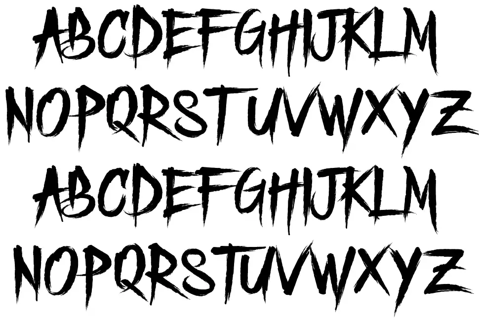 Freedoomedfont specimens