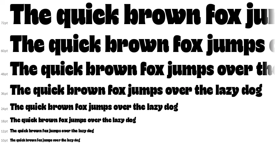 Freitag Displayfont waterfall