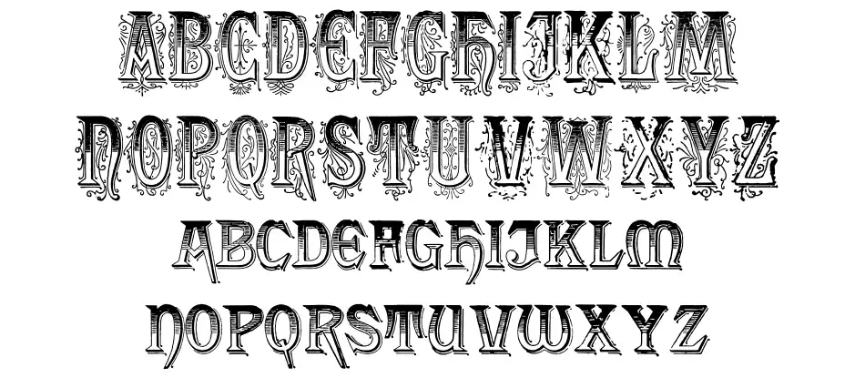 Fresco the Jackson Spécimens Fresco the Jacksonfont specimens