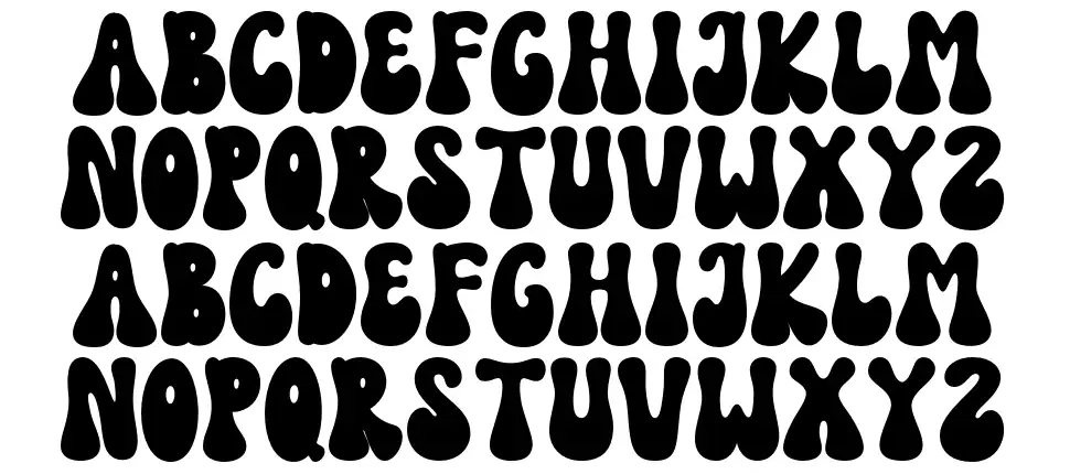 Funky Holidayfont specimens